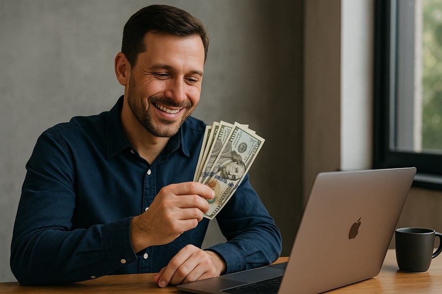 passo a passo para ganhar dinheiro em dólar